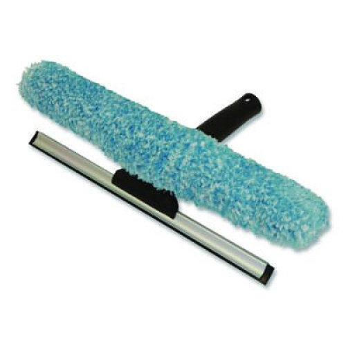 Nexstep Commercial Products MaxiPlus Combo Window Washer and Squeegee, 12" Wide Blade, 8.5" Handle (96154S)