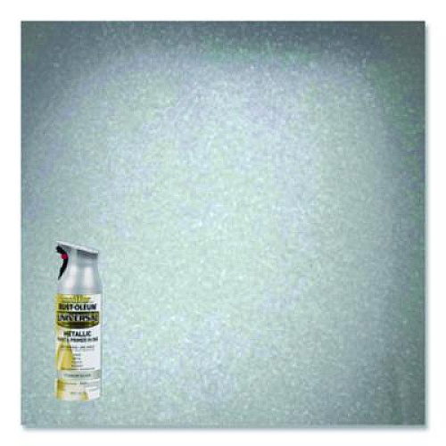 Rust-Oleum Universal Premium Spray Paint, Metallic Silver, 12 oz Aerosol Can (245220EA)