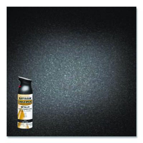 Rust-Oleum Universal Premium Spray Paint, Flat Iron, 12 oz Aerosol Can (271473EA)