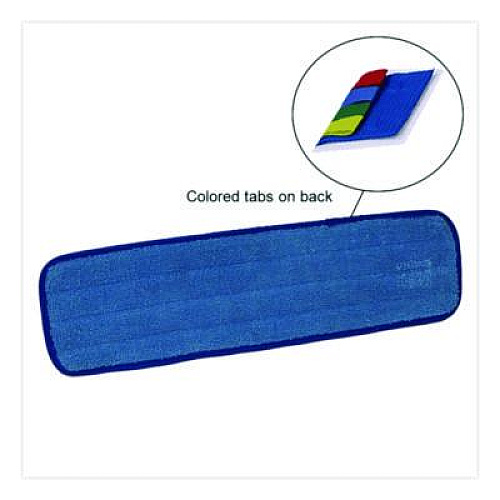Nexstep Commercial Products MaxiPlus Microfiber Pads, 18", Blue (9696412)