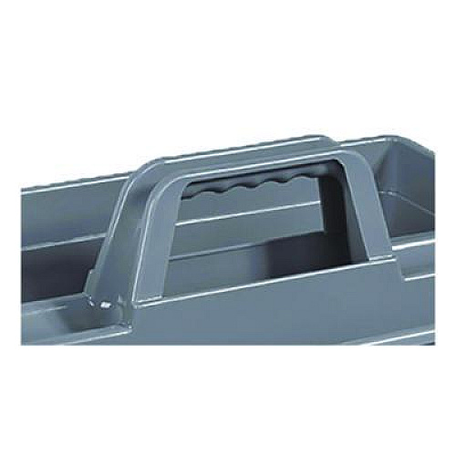 Nexstep Commercial Products MaxiRough Maid Caddies, 2 Compartments, 12 x 7, Gray (96981)
