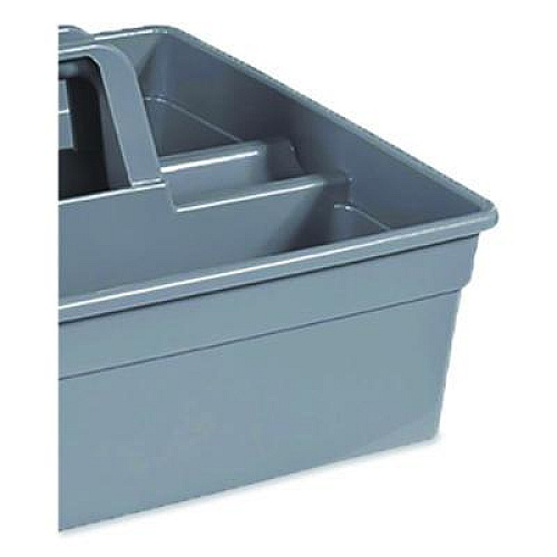 Nexstep Commercial Products MaxiRough Maid Caddies, 2 Compartments, 12 x 7, Gray (96981)