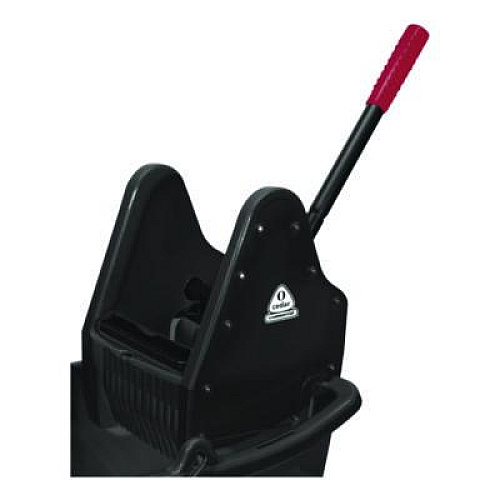 Nexstep Commercial Products Premier Downpress Mop Bucket and Wringer, 35 qt, Black (96998)