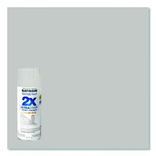 Rust-Oleum Painter's Touch 2X Ultra Cover Spray Paint, Ultra Matte Gray, 12 oz Aerosol Can (331184EA)