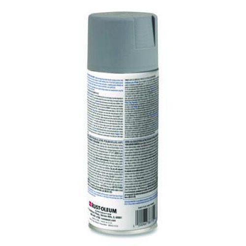 Rust-Oleum Painter's Touch 2X Ultra Cover Spray Paint, Flat Gray, 12 oz Aerosol Can, 6/Carton (334017)