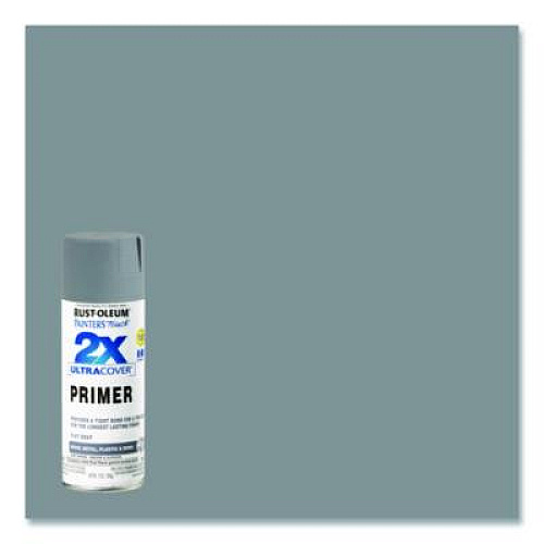 Rust-Oleum Painter's Touch 2X Ultra Cover Spray Paint, Flat Gray, 12 oz Aerosol Can (334017EA)