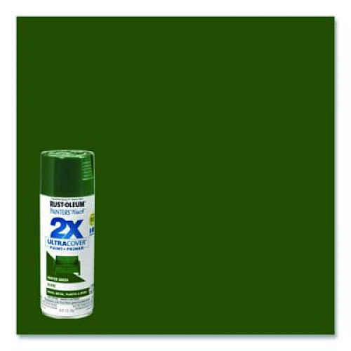 Rust-Oleum Painter's Touch 2X Ultra Cover Spray Paint, Gloss Hunter Green, 12 oz Aerosol Can (334034EA)