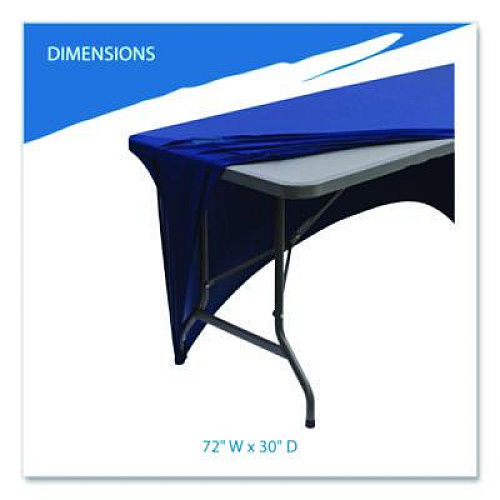 Iceberg iGear Fabric Table Cover, Polyester/Spandex, 30 "x 72", Blue (16526)