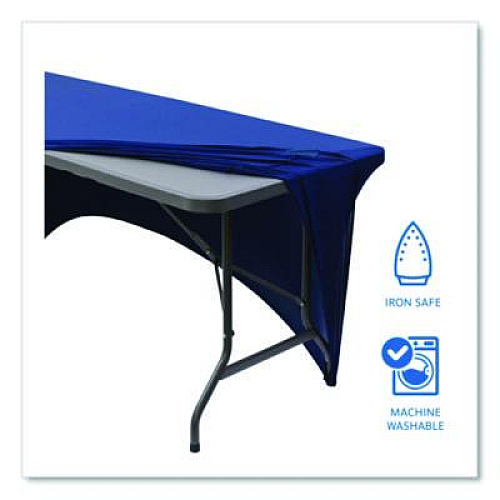 Iceberg iGear Fabric Table Cover, Polyester/Spandex, 30 "x 72", Blue (16526)