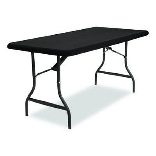 Iceberg iGear Fabric Table Top Cap Cover, Polyester/Spandex, 30" x 72", Black (16621)