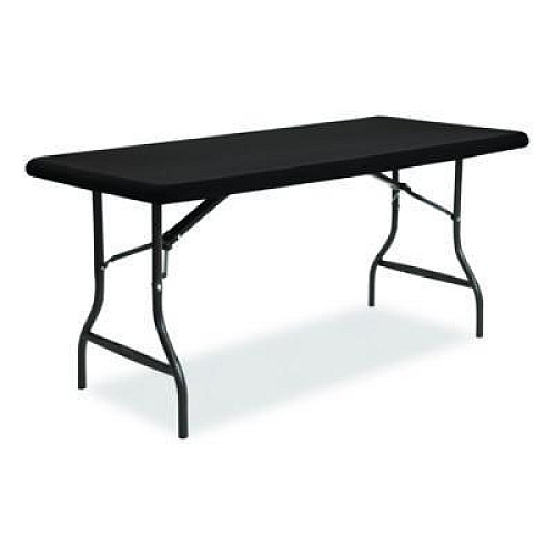 Iceberg iGear Fabric Table Top Cap Cover, Polyester/Spandex, 30" x 72", Black (16621)