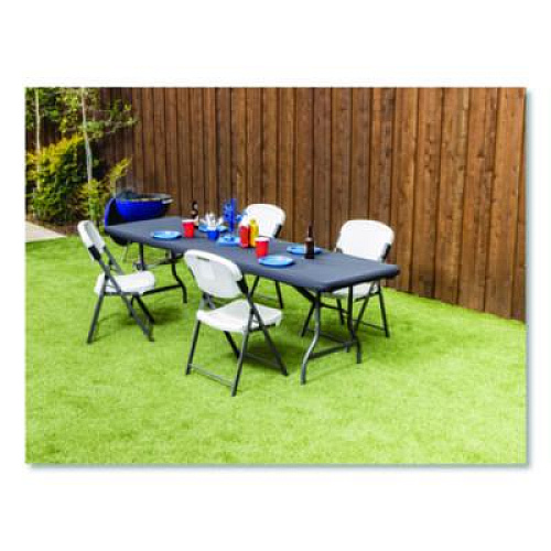 Iceberg iGear Fabric Table Top Cap Cover, Polyester/Spandex, 30" x 96", Black (16631)