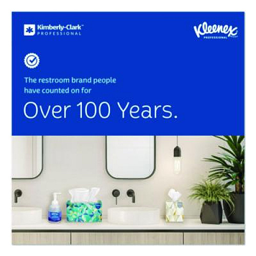 Kleenex Hard Roll Paper Towels with Premium Absorbency Pockets with Colored Core, Gray Core, 1-Ply, 7.5" x 700 ft, White, 6 Rolls/CT (25639)