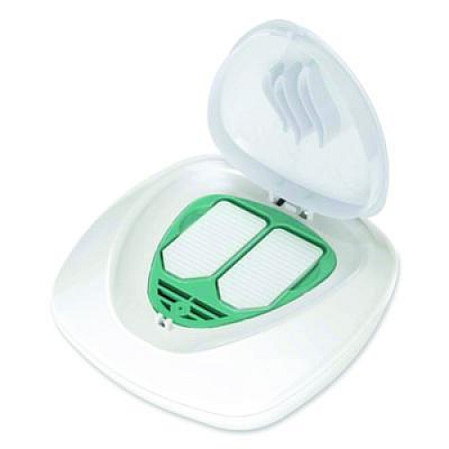 Vicks Waterless Tabletop Vaporizer Plus,1.9 x 5.3 x 7.5, White/Mint Green (V1800BXNV2)