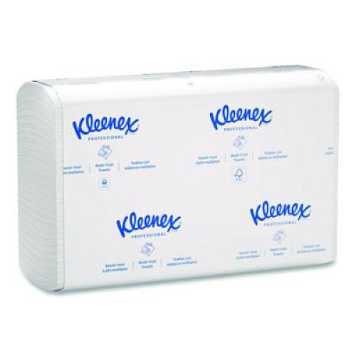 Kleenex Multi-Fold Paper Towels, Convenience, 9.2 x 9.4, White, 150/Pack, 8 Packs/Carton (02046)