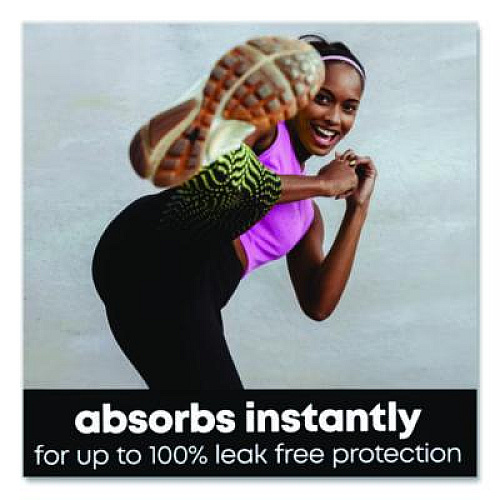 U by Kotex Security Maxi Pads, Unscented, Regular Absorbency, 48/Pack (47240)