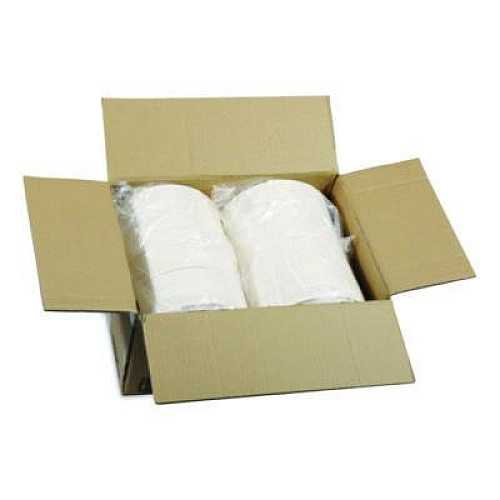 Pactiv Evergreen EarthChoice Fiber-Blend Bagasse Dinnerware, Plate, 9" dia, White, 500/Carton (YMC50009BB)