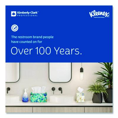 Kleenex Premiere Folded Towels, 1-Ply, 9.4 x 12,4, White, 120/Pack, 25 Packs/Carton (13254)