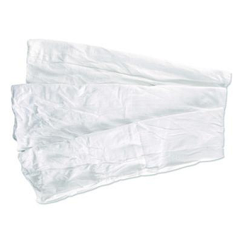 HOSPECO Knit Baby Diaper Rags, 2-Ply, 15 x 18, White, 25 lb/Carton (55525)