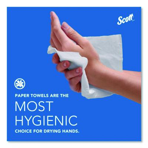 Scott Kitchen Roll Towels, 1-Ply, 11 x 8.75, White, 128/Roll, 20 Rolls/Carton (41482)