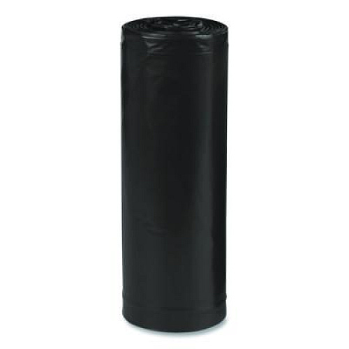 Earthsense Commercial Linear Low Density Large Trash and Yard Bags, Open-Face, 33 gal, 0.9 mil, 32.5" x 40", Black, 80/Carton (RNW1TL80)