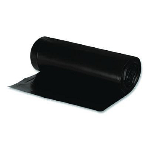 Earthsense Commercial Linear Low Density Recycled Can Liners, 16 gal, 0.85 mil, 24" x 33", Black, 25 Bags/Roll, 20 Rolls/Carton (RNW3310)