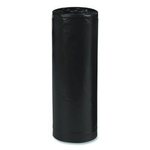 Earthsense Commercial Linear Low Density Recycled Can Liners, 56 gal, 2 mil, 43" x 47", Black, 10 Bags/Roll, 10 Rolls/Carton (RNW4320)