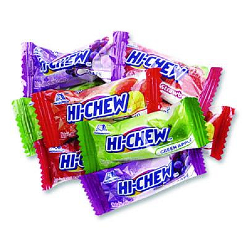 Hi-Chew Fruit Chews, Original Stand Up Pouch, 12.7 oz, 6/Carton (00837)