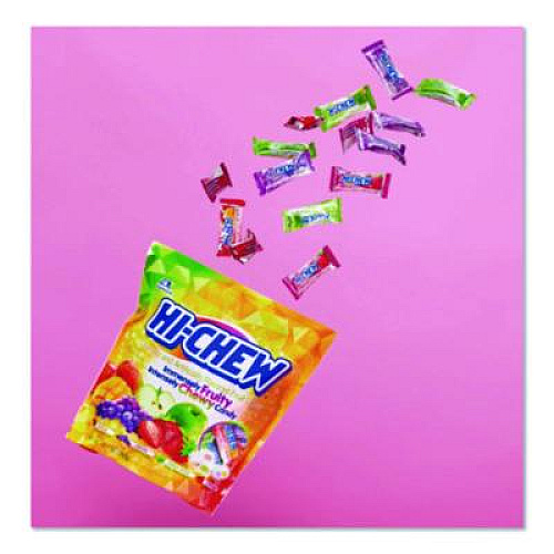 Hi-Chew Fruit Chews, Original Stand Up Pouch, 12.7 oz, 6/Carton (00837)