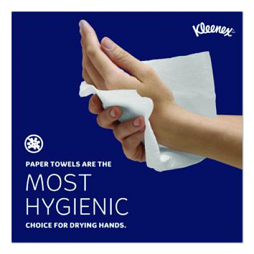 Kleenex Premiere Kitchen Roll Towels, 1-Ply, 11 x 9.4, White, 70/Roll, 24 Rolls/Carton (13964)
