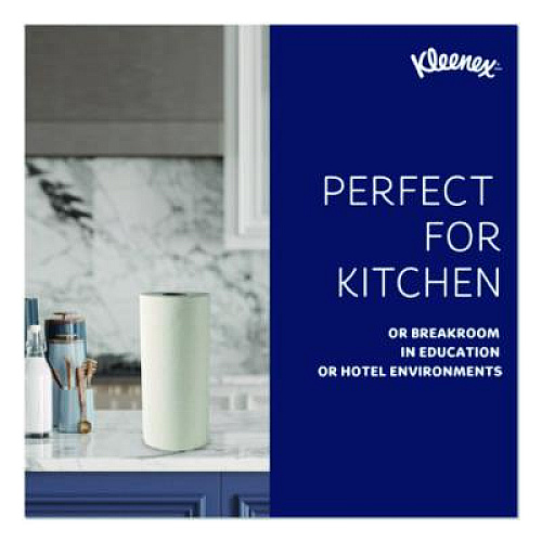 Kleenex Premiere Kitchen Roll Towels, 1-Ply, 11 x 9.4, White, 70/Roll, 24 Rolls/Carton (13964)