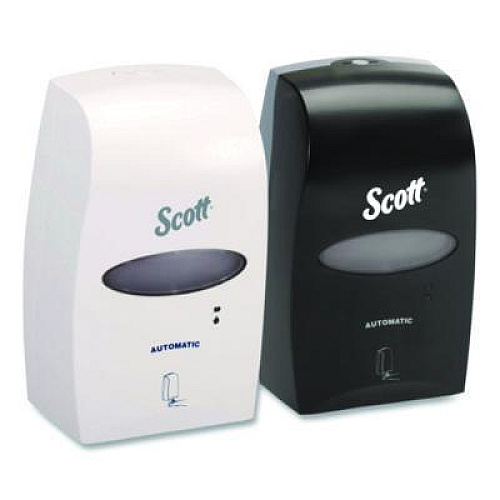 Scott Essential Alcohol-Free Foam Hand Sanitizer, 1,200 mL Cassette, Unscented, 2/Carton (12979)