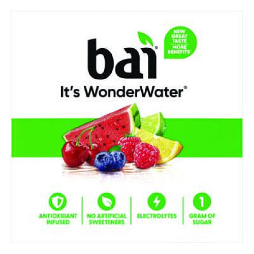 Bai Antioxidant Infused Beverage, Variety Pack, 18 oz Bottle, 15/Carton (22000656)