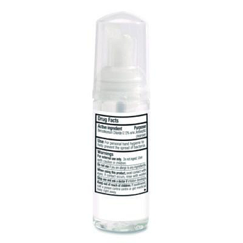 Kleenex Alcohol-Free Foam Hand Sanitizer, 1.5 oz Pump Bottle, Unscented, 24/Carton (34136)