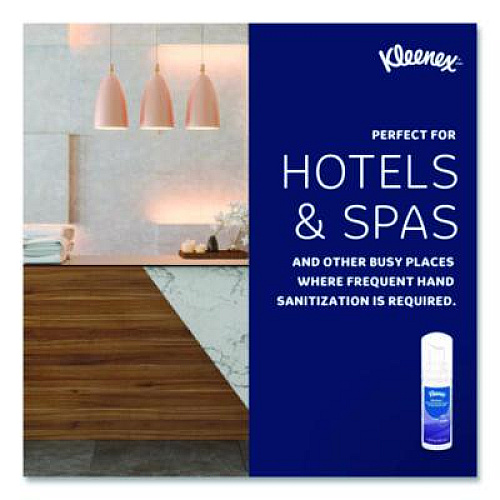 Kleenex Ultra Moisturizing Foam Hand Sanitizer, 1.5 oz Pump Bottle, Unscented (34604EA)