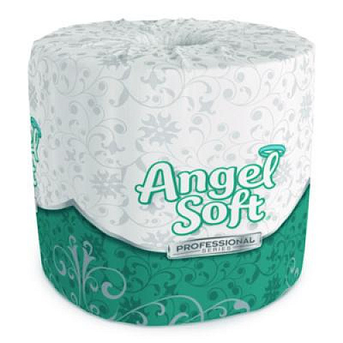Georgia Pacific Professional Angel Soft ps Premium Bathroom Tissue, Septic Safe, 2-Ply, White, 450 Sheets/Roll, 4 0 Rolls/Carton (16840)