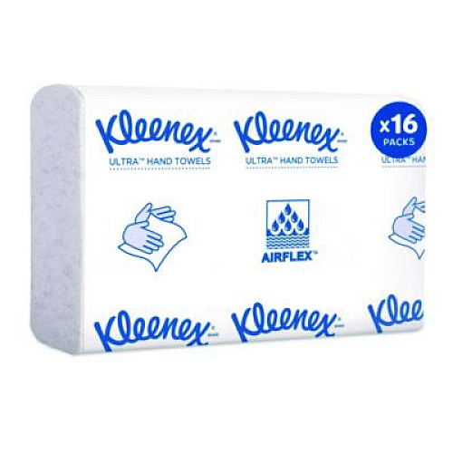 Kleenex Reveal Multi-Fold Towels, 2-Ply, 8 x 9.4, White, 16/Carton (46321)