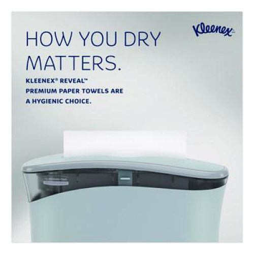 Kleenex Reveal Multi-Fold Towels, 2-Ply, 8 x 9.4, White, 16/Carton (46321)