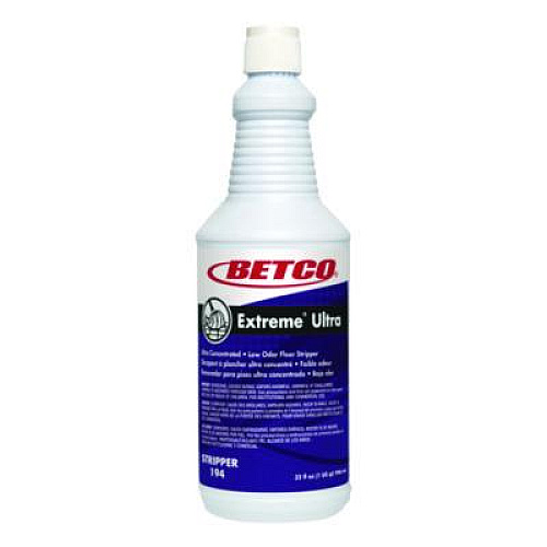 Betco Extreme Floor Stripper, Pleasant Scent, 32 oz Bottle, 12/Carton (1941200)