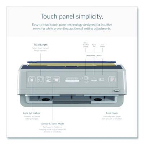 Kimberly-Clark Professional* ICON Automatic Roll Towel Recessed Dispenser Housing, Narrow without Trim Panel, Stainless Steel (53697)