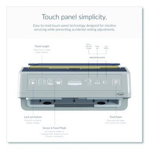 Kimberly-Clark Professional* ICON Automatic Roll Towel Recessed Dispenser Housing, without Trim Panel, Stainless Steel (53706)