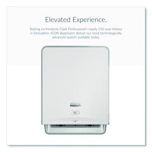 Kimberly-Clark Professional* ICON Automatic Roll Towel Dispenser, 20.12 x 16.37 x 13.5, White Mosaic (58710)