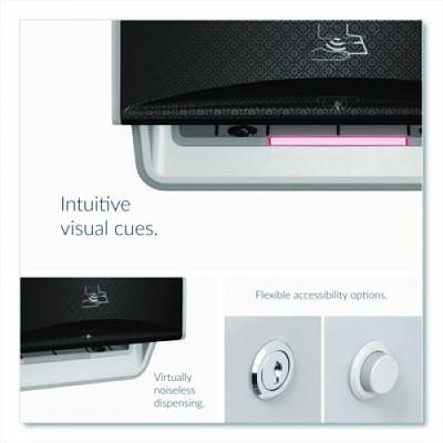 Kimberly-Clark Professional* ICON Automatic Roll Towel Dispenser, 20.12 x 16.37 x 13.5, Black Mosaic (58720)