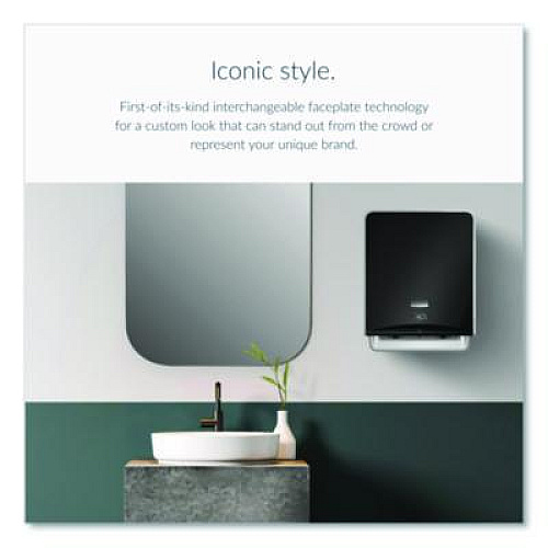 Kimberly-Clark Professional* ICON Automatic Roll Towel Dispenser, 20.12 x 16.37 x 13.5, Black Mosaic (58720)