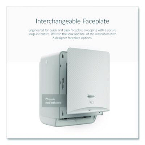 Kimberly-Clark Professional* ICON Faceplate for Automatic Roll Towel Dispenser, 18.12 x 15.62 x 12.87, Silver Mosaic (58760)