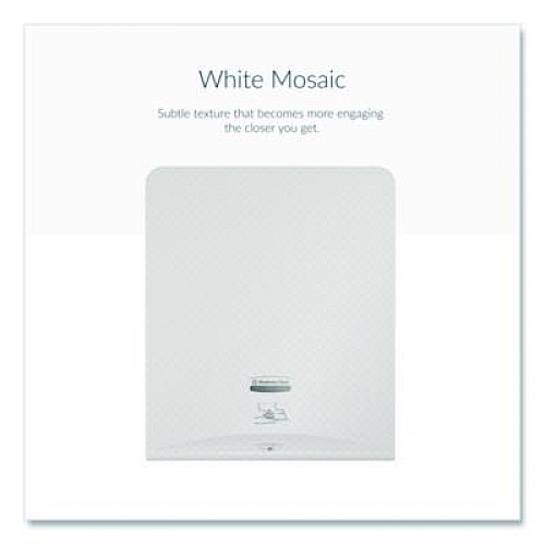 Kimberly-Clark Professional* ICON Faceplate for Automatic Roll Towel Dispenser, 18.12 x 15.62 x 12.87, White Mosaic (58770)