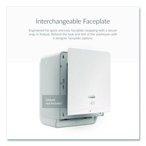 Kimberly-Clark Professional* ICON Faceplate for Automatic Roll Towel Dispenser, 18.12 x 15.62 x 12.87, White Mosaic (58770)