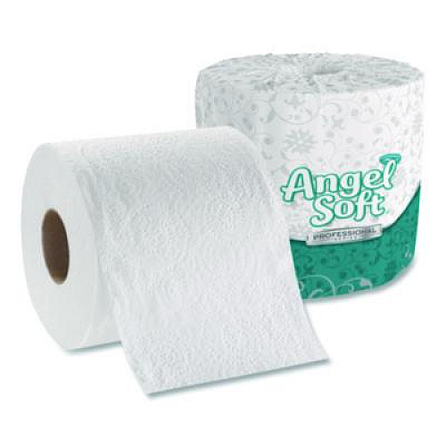 Georgia Pacific Professional Angel Soft ps Premium Bathroom Tissue, Septic Safe, 2-Ply, White, 450 Sheets/Roll, 80 Rolls/Carton (16880)
