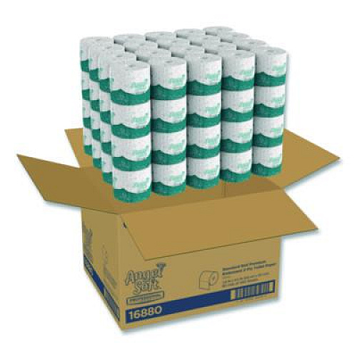 Georgia Pacific Professional Angel Soft ps Premium Bathroom Tissue, Septic Safe, 2-Ply, White, 450 Sheets/Roll, 80 Rolls/Carton (16880)