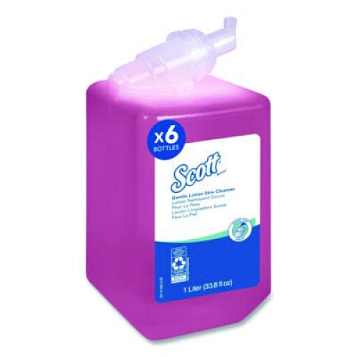 Scott Essential Skin Cleanser Refill, Floral Scent, 1,000 mL, 6/Carton (91556)